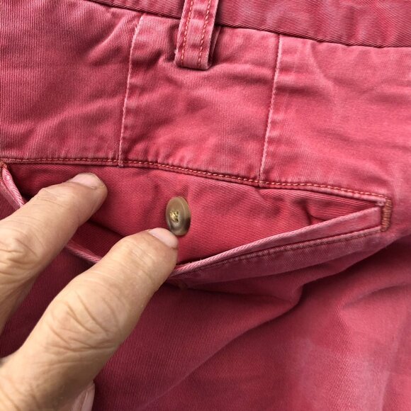 Polo Ralph Lauren Mens Short Size 38 Classic Fit Stretch Chino Flat Front Casual - Picture 15 of 16